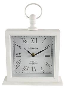 Large White Mantel Clock