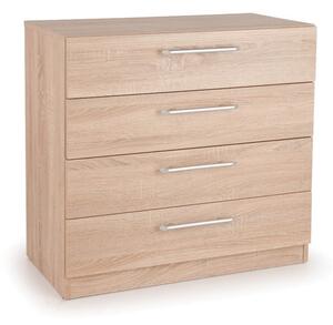 Holborn 4 Drawer Chest, Light Wood