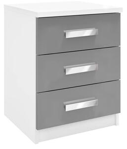 Sudbury 3 Drawer Bedside Table