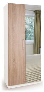 Euston Double Wardrobe, White