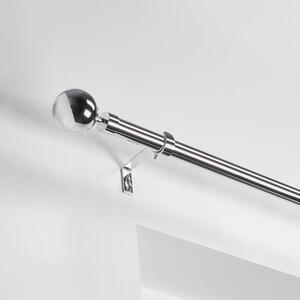 Oslo Extendable Metal Curtain Pole with Rings