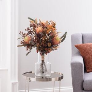 Florals Forever Artificial Autumn Protea and Gypsophila Bouquet