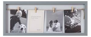 Essentials Grey Peg Multi Photo Frame