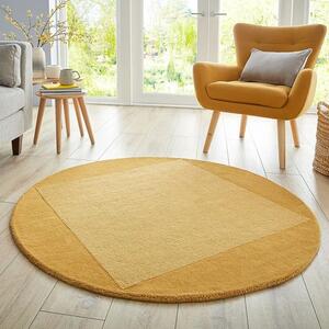 Boston Wool Border Round Rug