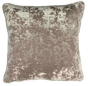 Velvet Filled Cushion 50cm x 50cm Mocha