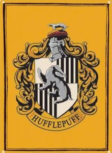 Metal sign Harry Potter - Hufflepuff, (15 x 21 cm)