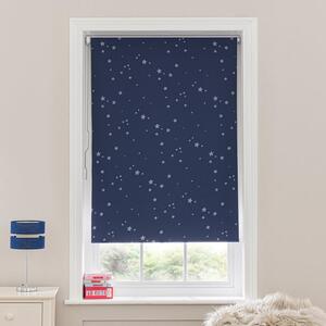 Glow in the Dark Stars Cordless Blackout Roller Blind