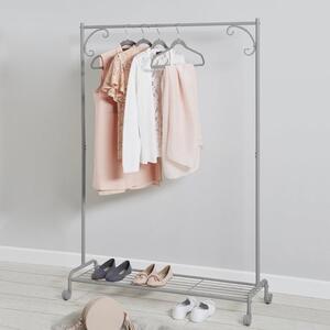 Metal Clothes Rail, Grey