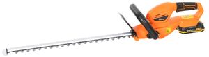 Outsunny 20" Cordless Hedge Trimmer, 18V Electric Hedge Cutter with 51cm Dual Action Blade, 2000mAh Battery and Charger