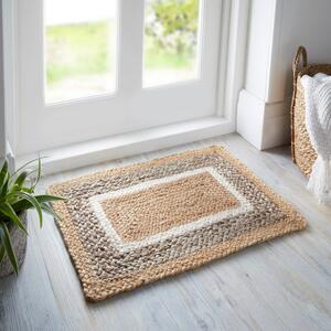 Jute Border Natural Doormat