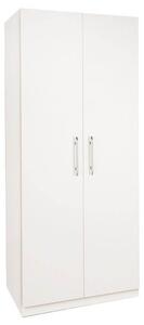 Acton Double Wardrobe, White