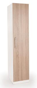 Euston Single Wardrobe, White