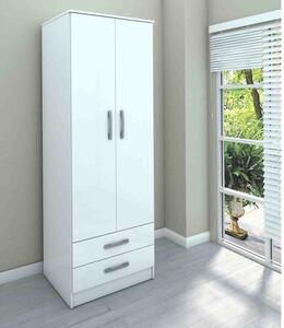 Lynx Double 1 Drawer Wardrobe