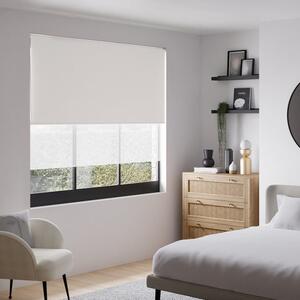 Sheer White Blackout Double Roller Blind