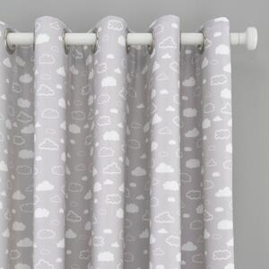 Cloud Thermal Blackout Eyelet Curtains