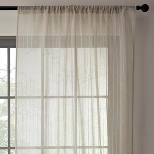 Lucia Stripe Slot Top Voile Panel