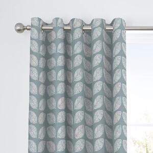 Fusion Delft Eyelet Curtains