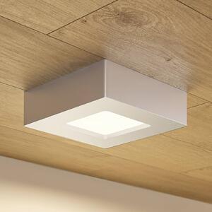 Prios Alette LED ceiling light, silver, 12.2 cm