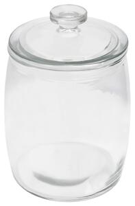 Storage Glass Jars with Lid 2 pcs 2000 ml