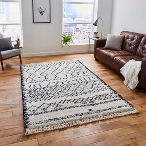 Black and White Boho 5402 Rug