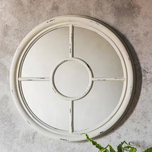 Nikos Window Round Wall Mirror