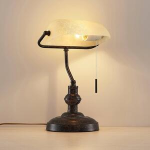 Lindby Profina desk lamp, rusty brown