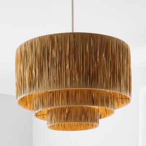 Ruolan Raffia 3 Tier Pendant Shade