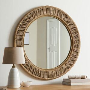 Churchgate Round Wicker Wall Mirror