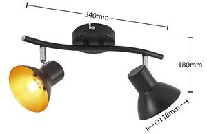 Lindby Tyris downlight, two-bulb