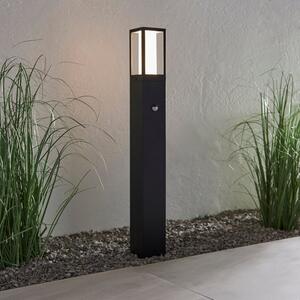 Black Rectangle PIR Outdoor Floor Path Light