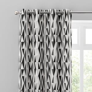 Elements Triangles Eyelet Curtains