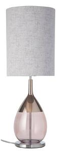 EBB & FLOW Lute table lamp, marl lampshade