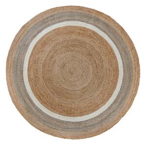 Natural Jute Border Round Rug