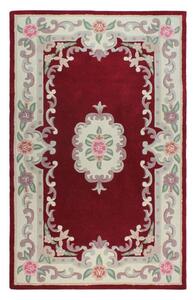 Red Lotus Premium Aubusson Rug