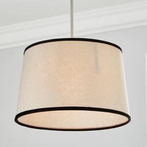 Liza Linen Trim Tapered Lamp Shade