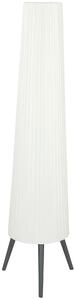 HOMCOM Dimmable Tripod Floor Lamp with Foot Switch, Nordic Standing Lamp with Fabric Shade, 153cm, White