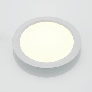 ELC Pan LED recessed panel round, 3,000 K Ø22.5cm