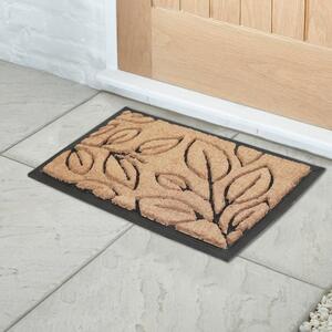 Natural Leaves Coir Doormat