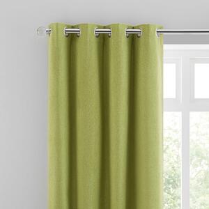 Luna Brushed Blackout Eyelet Curtains