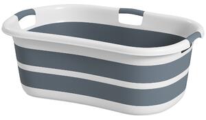 PawHut Dog Bath Tub, Portable Foldable Dog Bathtub with Drainage Hole, for Small Dogs Puppies Grey