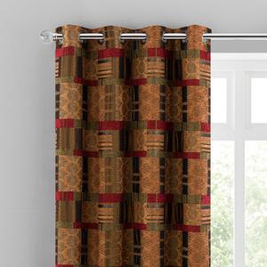 Prague Chenille Eyelet Curtains