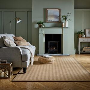 Herringbone Jute Border Rug