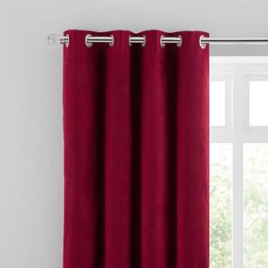 Luna Brushed Blackout Eyelet Curtains