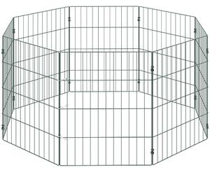 PawHut 8 Panel Pet Playpen for Small Dogs Indoor Outdoor 60 cm Height