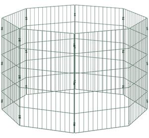 PawHut 8 Panel Pet Playpen for Medium Dogs Indoor Outdoor 80 cm Height