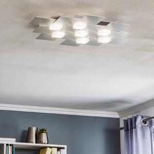 GROSSMANN Creo LED ceiling light 7-bulb aluminium