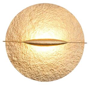 Gold-coloured LED ceiling lamp Satellite
