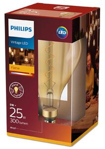 E27 5 W Giant LED bulb, warm white, gold