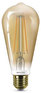 Philips LED bulb E27 ST64 5.5 W gold, dimmable