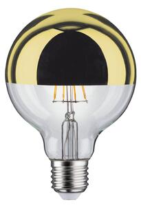 LED bulb E27 827 6.5 W half mirror gold